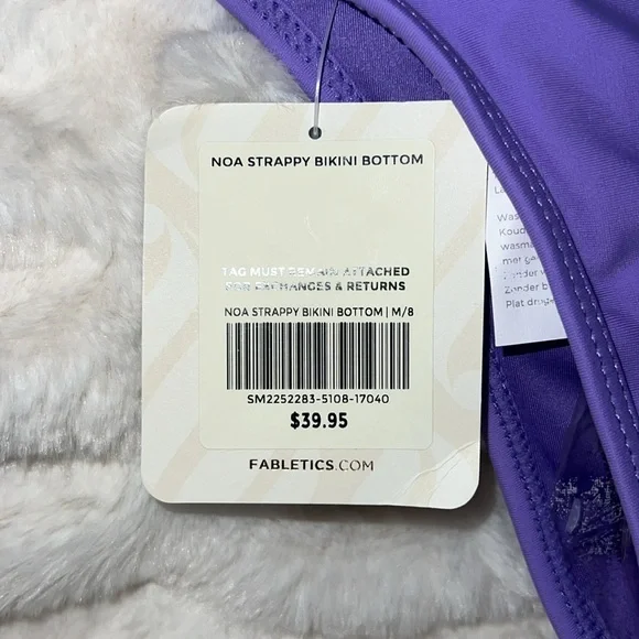 NWT Fabletics Noa strappy bikini bottom sz M - Picture 7 of 7
